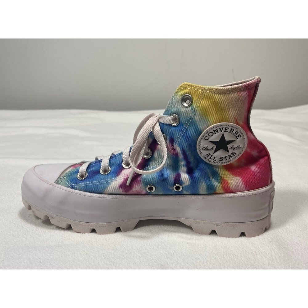 Converse Chuck Taylor All Star Lugged 2.0 Women’s Size 8 Tie-Dye High Top - Picture 7 of 11